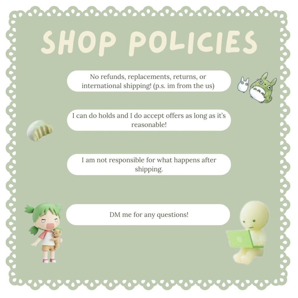 Shop Policies